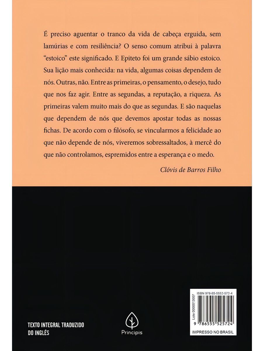 O Manual de Epiteto e uma Seleção de Discursos