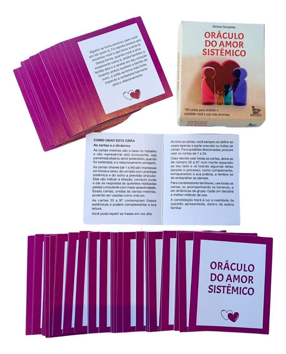 Oráculo do Amor Sistêmico - 100 Cartas Para Orientar e Constelar Você e Sua Vida Amorosa