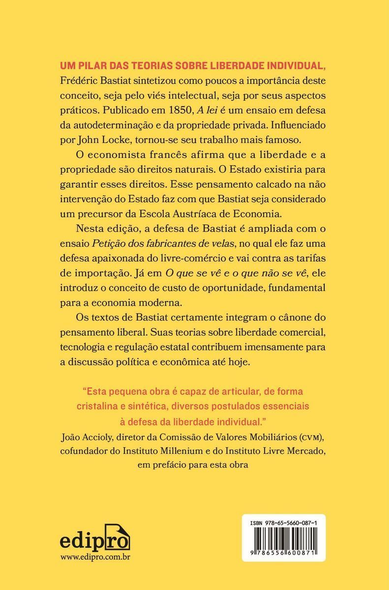 a Lei e Outros Ensaios - Uma Defesa Do Estado Mínimo e Da Liberdade