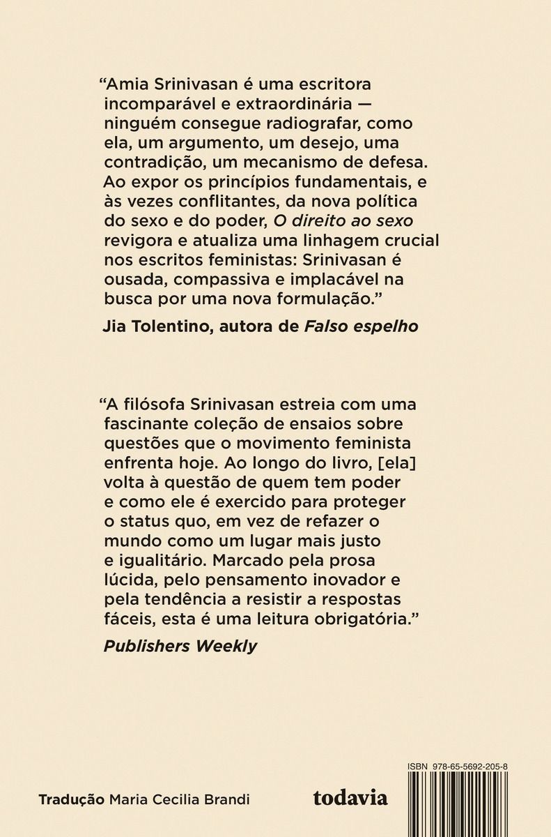O Direito Ao Sexo: Feminismo no Século Vinte e Um