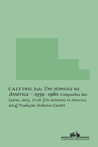 Um Otimista na América - 1959-1960