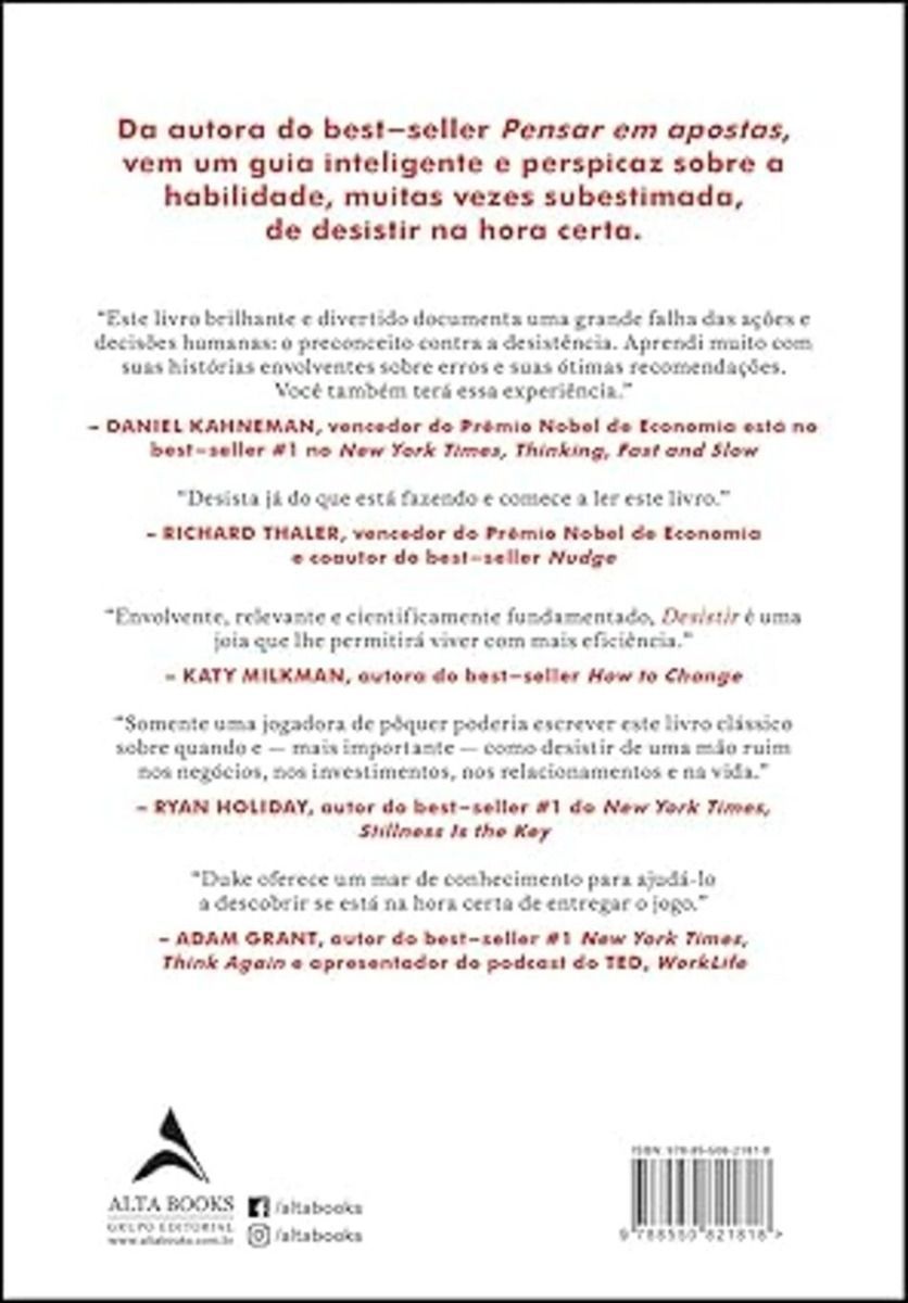 Desistir - É Libertador Saber Quando Se Afastar