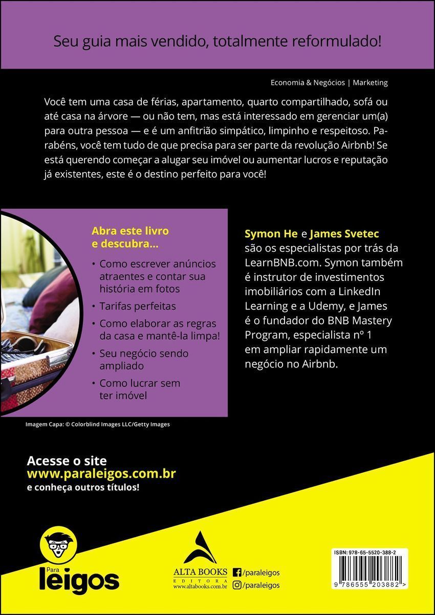 Airbnb Para Leigos - Entre No Mundo Das Hospedagens Pelo Airbnb, Aprenda a Lucrar Com Ou Sem Um Imóv