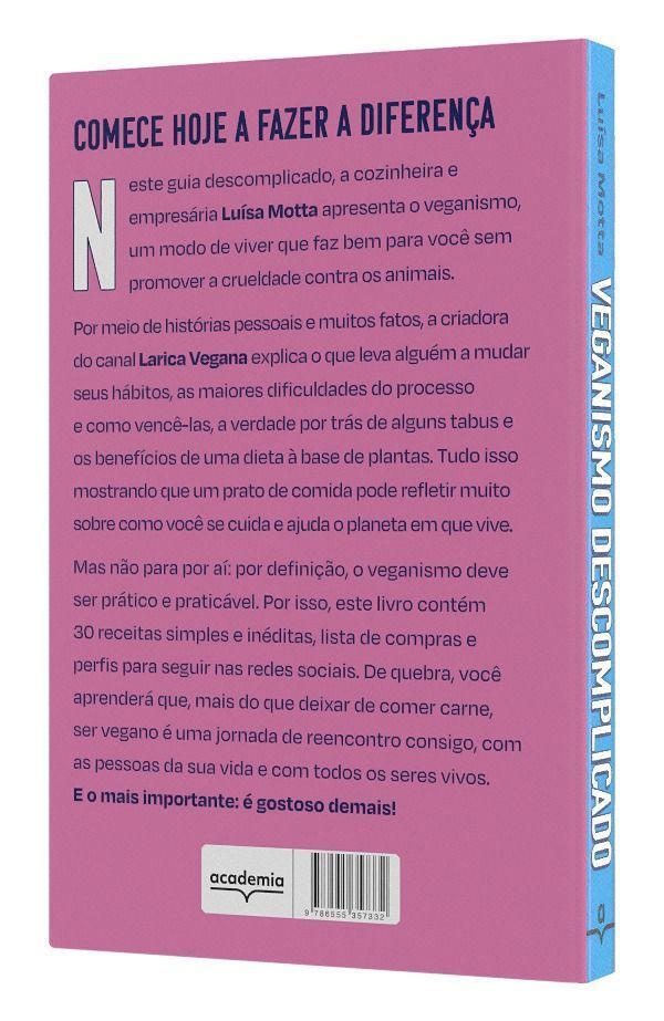 Veganismo Descomplicado - Manual Para Um Modo De Viver Sustentável, Barato e Saudável