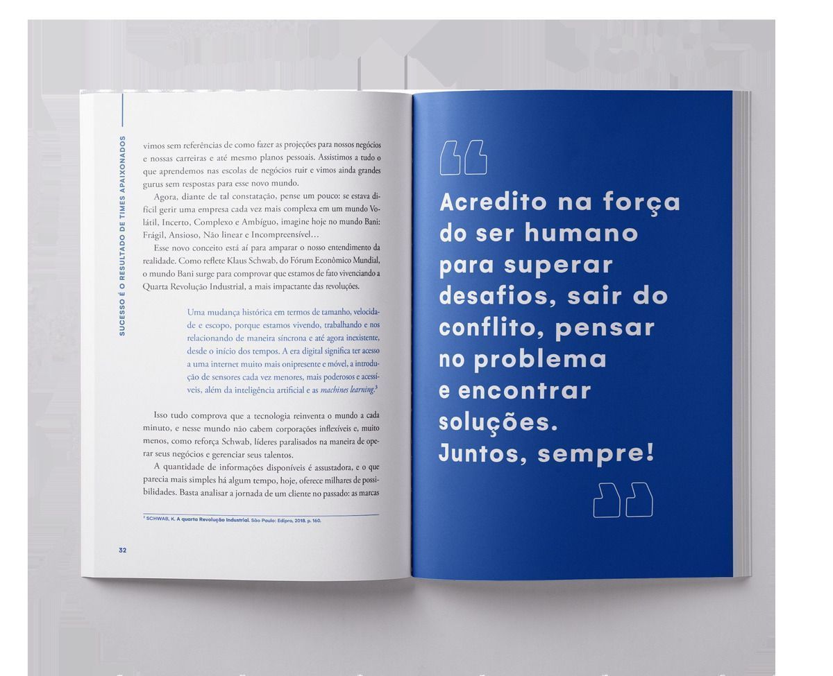 Sucesso é o Resultado De Times Apaixonados: