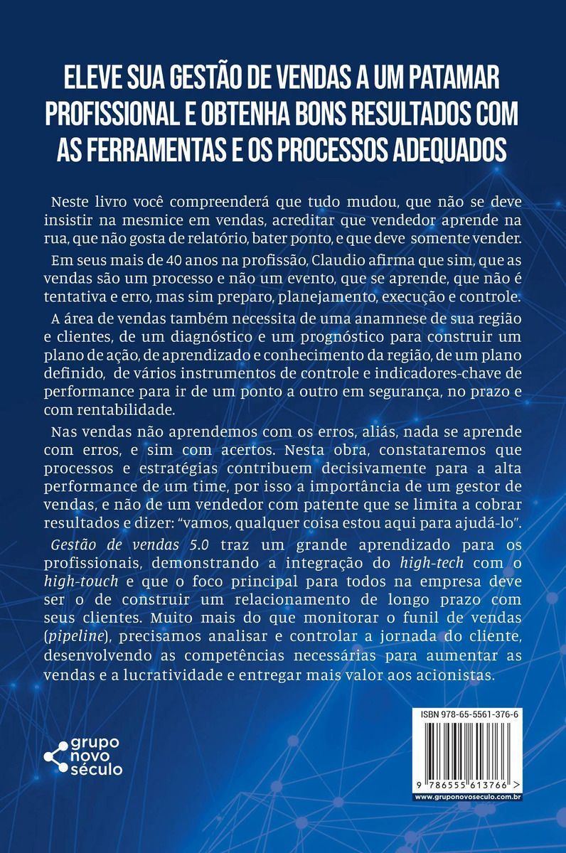Gestão de Vendas 5.0 - Caminhos Para a Alta Performance