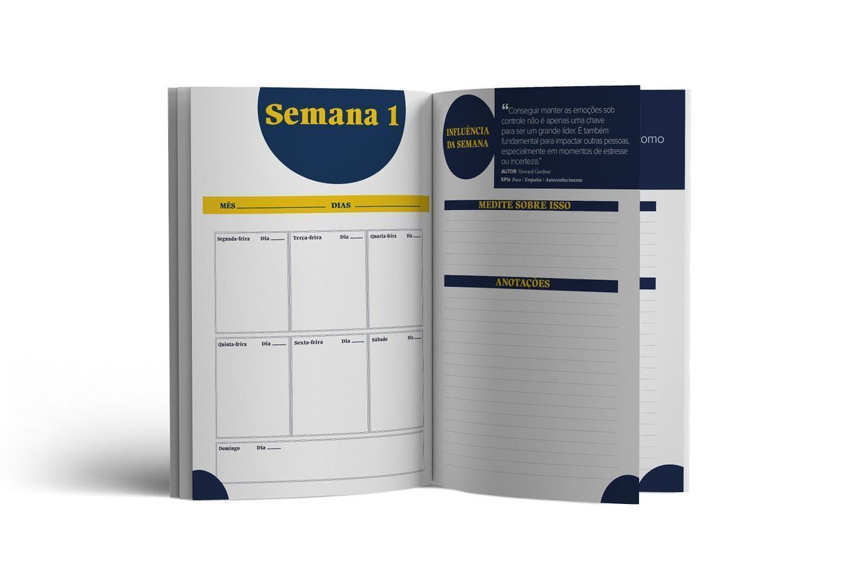 Planner Influências Positivas - Um Guia Para Traçar Suas Metas e Objetivos Em Direção Ao Sucesso