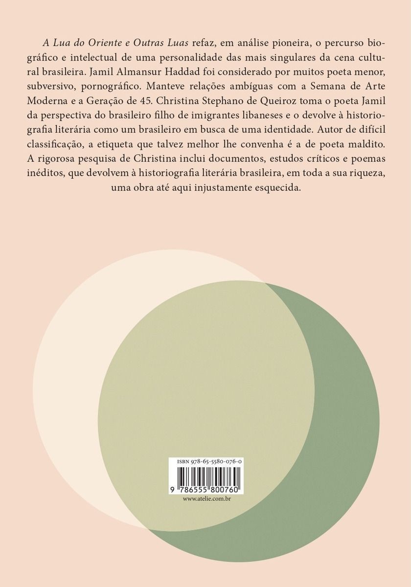 A Lua do Oriente e Outras Luas - Biografia e Seleção de Poemas de Jamil Almansur Haddad