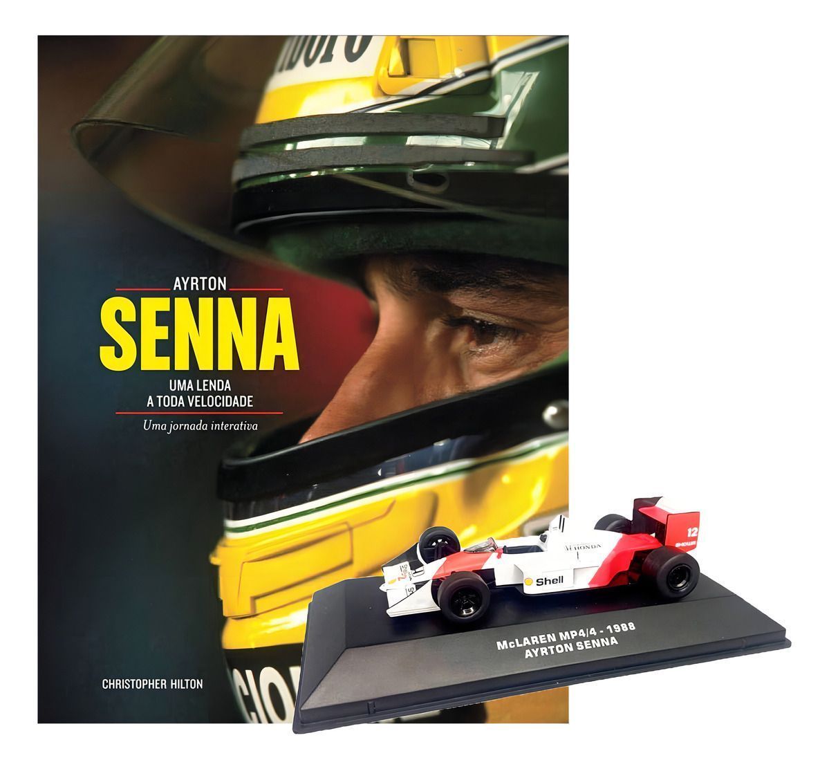 Ayrton Senna: Uma Lenda a Toda Velocidade + Miniatura da McLaren