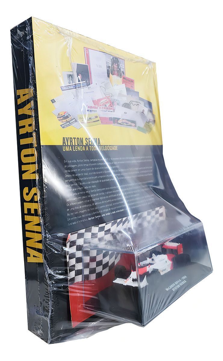Ayrton Senna: Uma Lenda a Toda Velocidade + Miniatura da McLaren