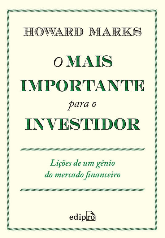 Mais Importante Para o Investidor, O