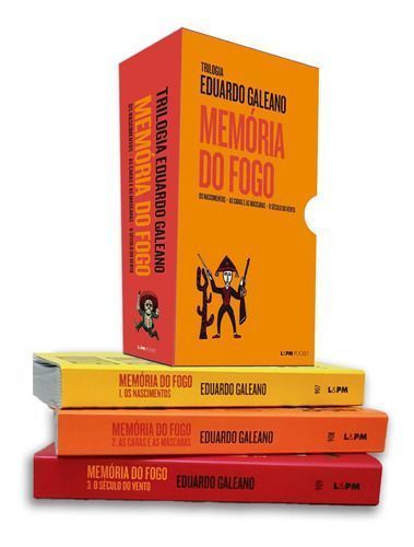 Caixa Especial Memória do Fogo - Trilogia