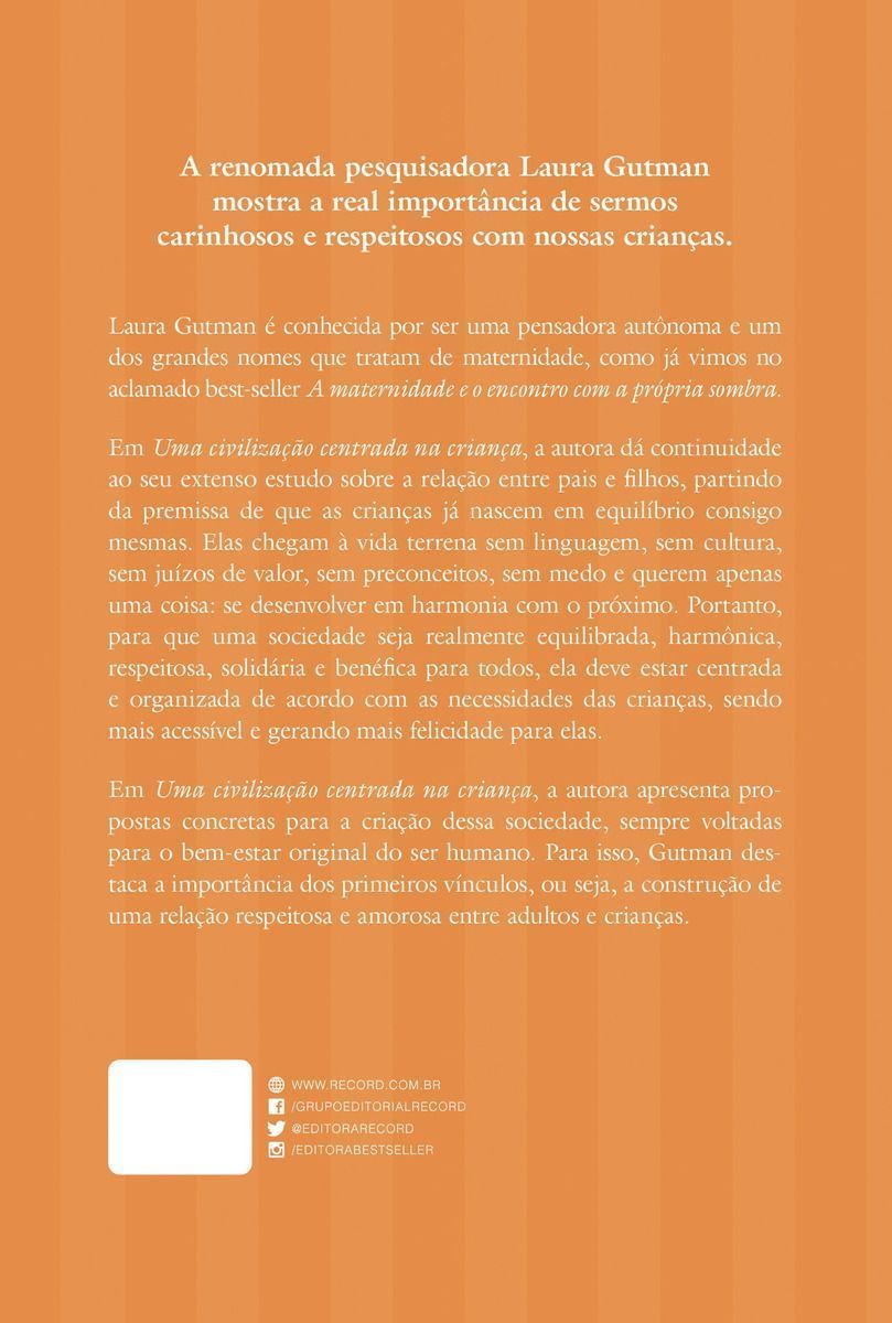 Uma Civilizacao Centrada Na Crianca