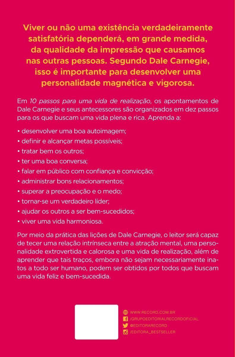 10 Passos Para Uma Vida de Realização