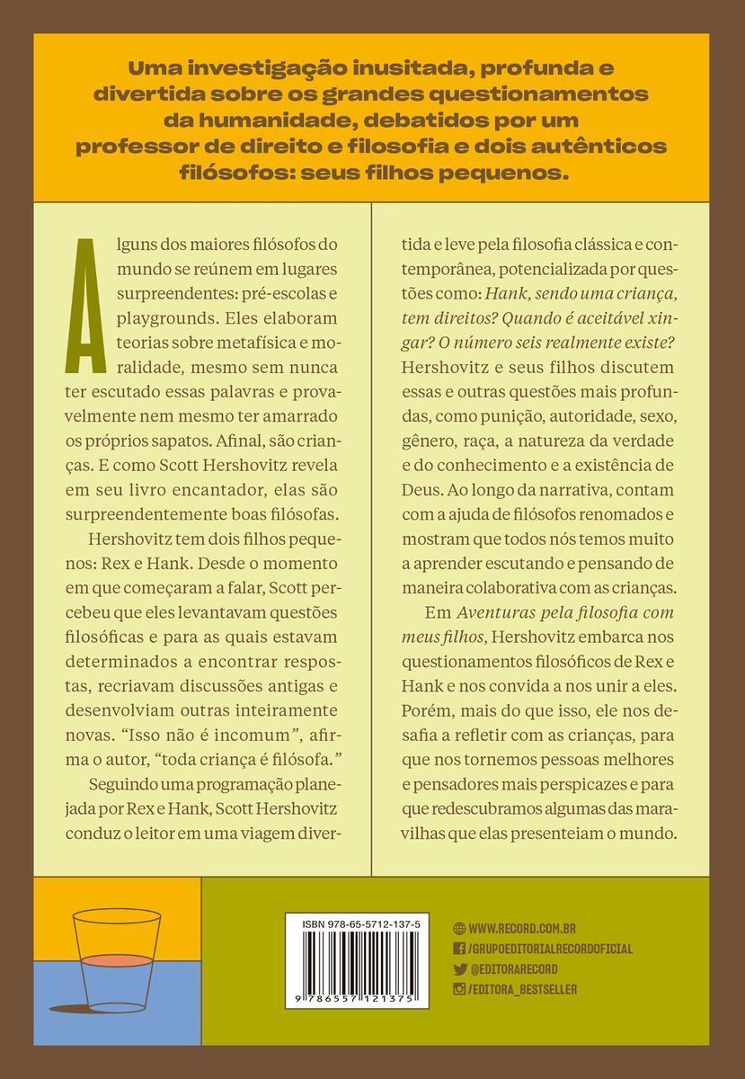 Aventuras Pela Filosofia Com Meus Filhos