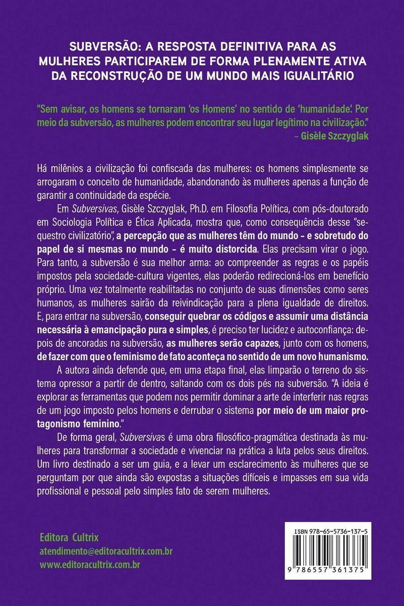 Subversivas - A Arte Sutil de Nunca Fazer o Que Esperam de Nós