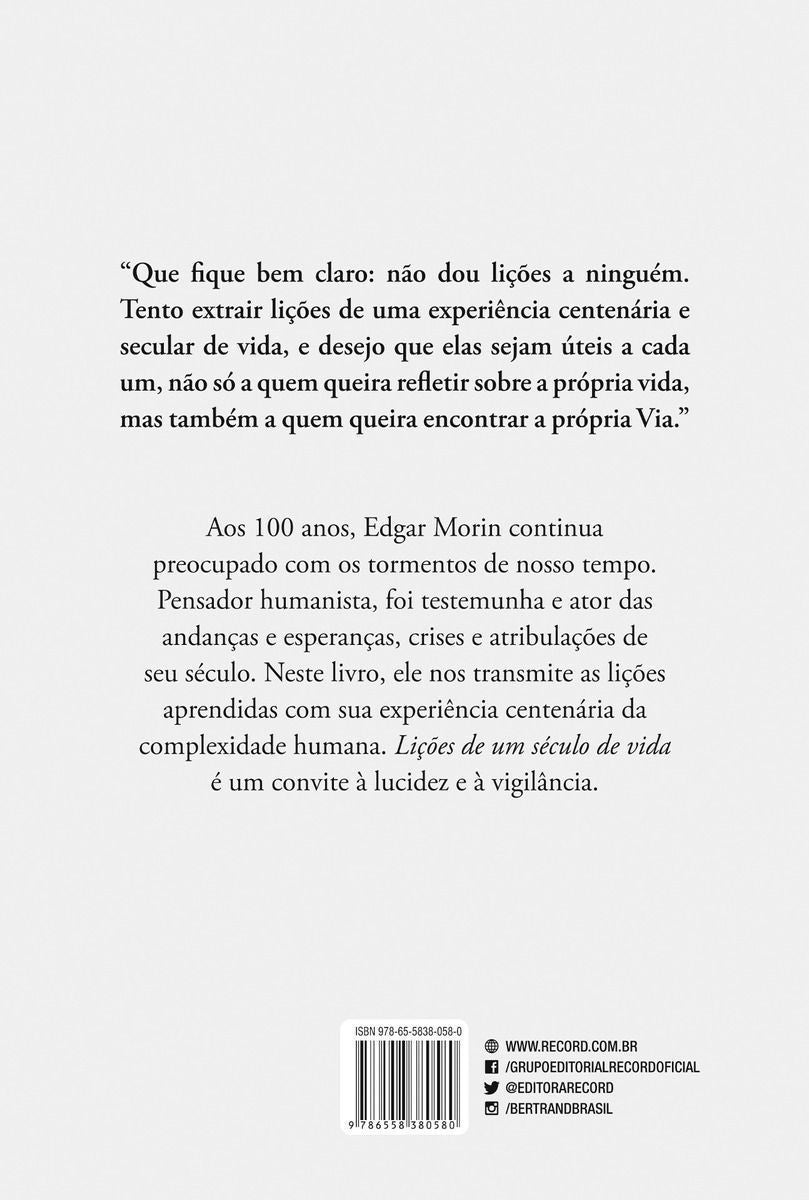 Lições De Um Século De Vida