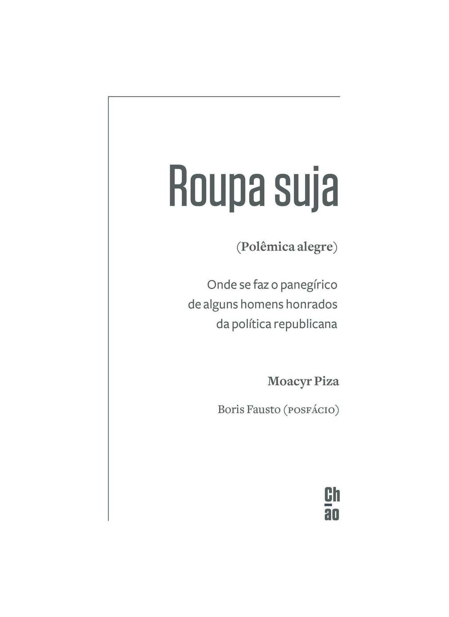 Roupa Suja
