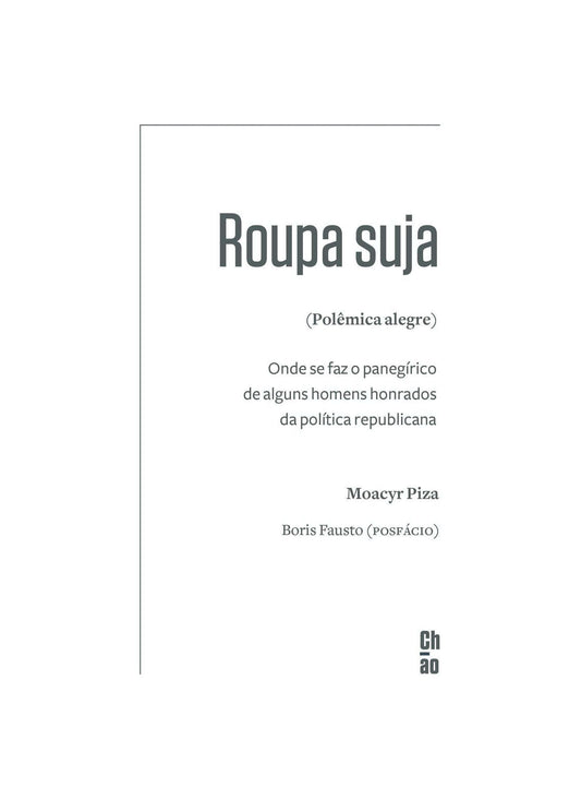 Roupa Suja