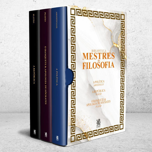 Biblioteca Mestres da Filosofia - Box Com 3 Livros