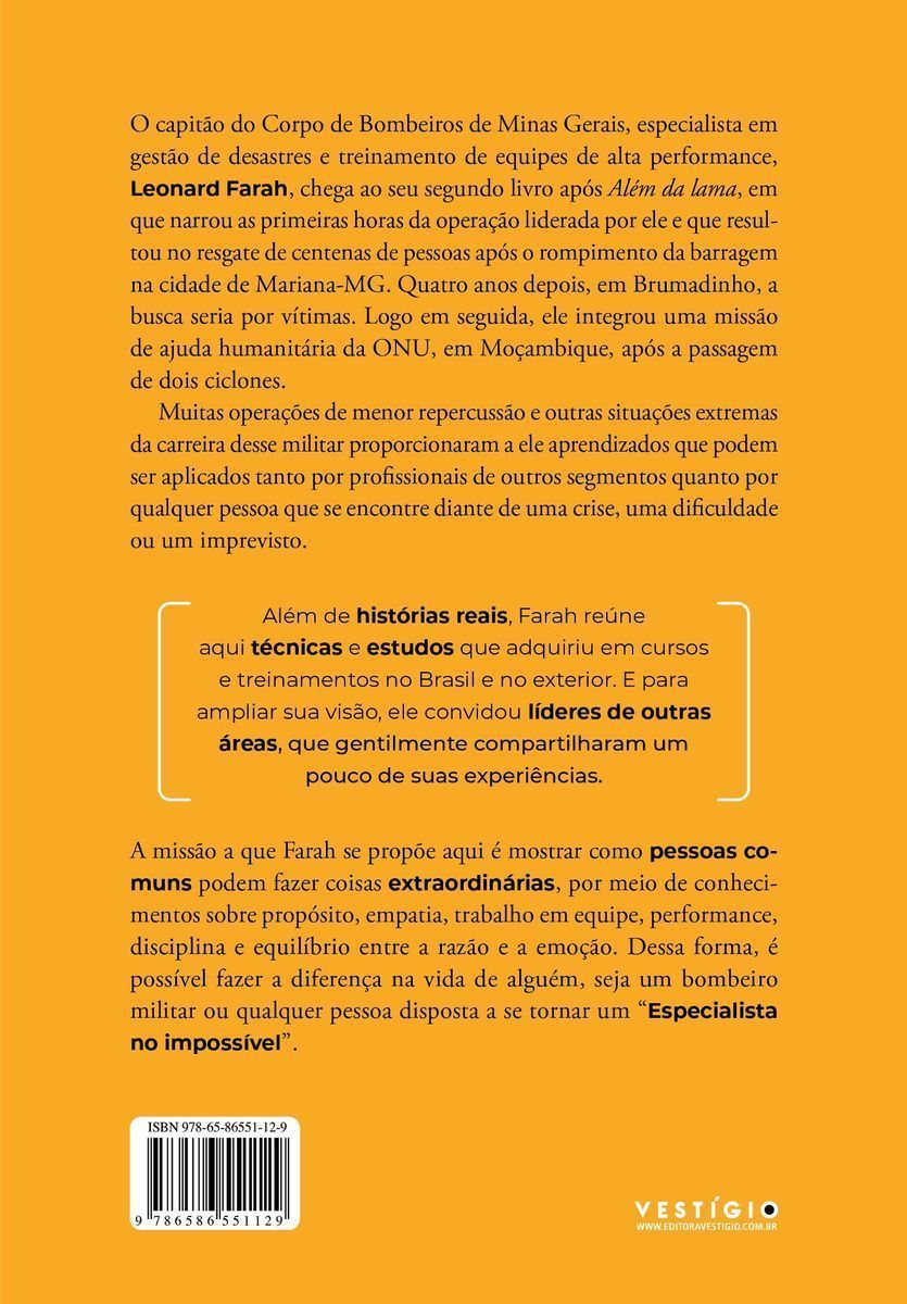 Líder, Um Especialista no Impossível