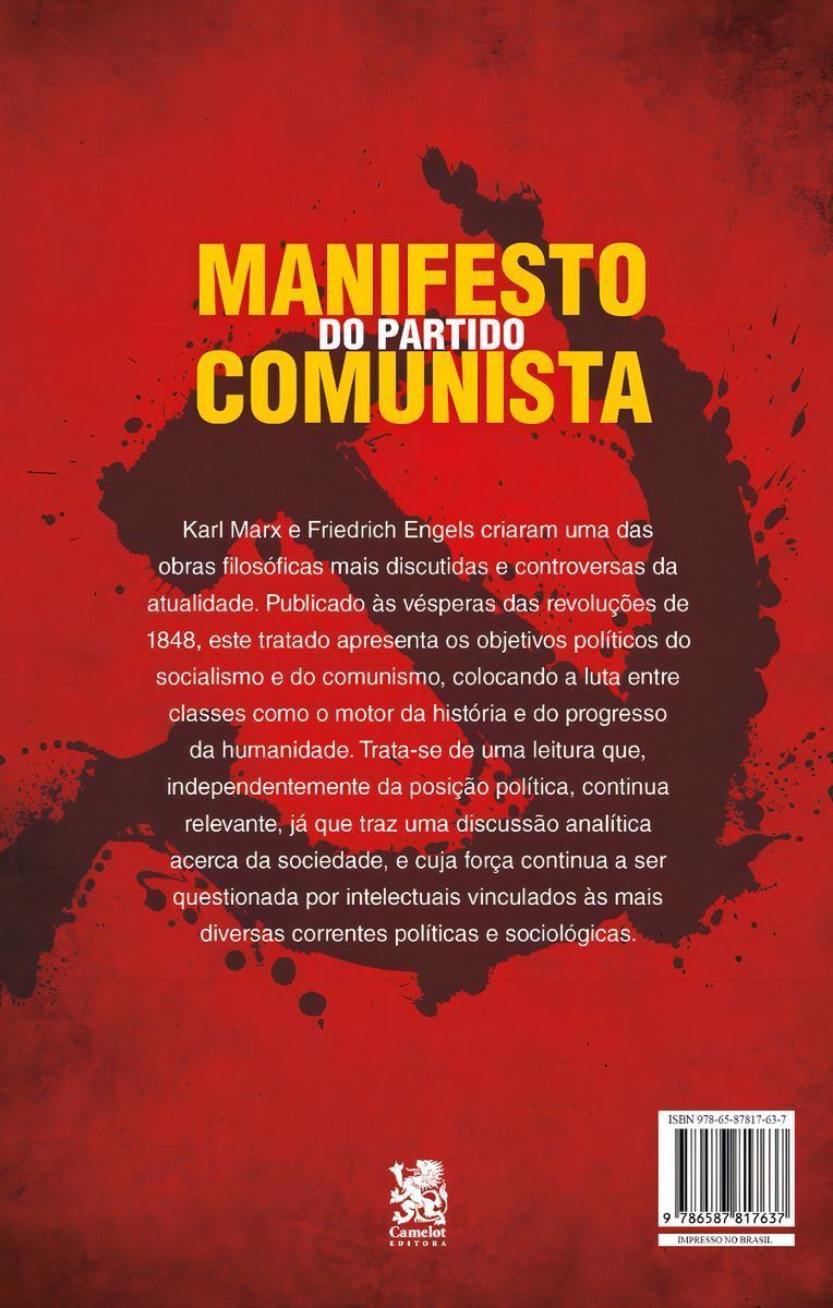 Manifesto Do Partido Comunista - Capa Especial + Marcador De Páginas