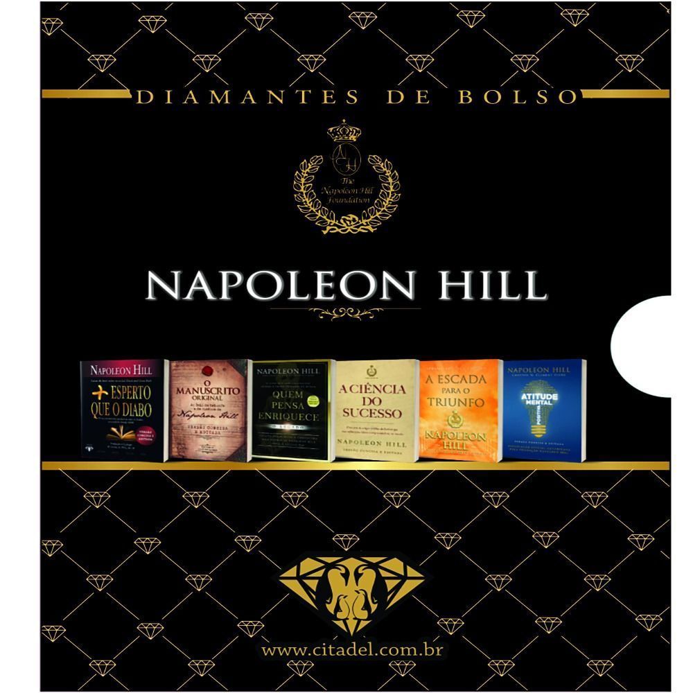 Kit - Napoleon Hill - Diamante De Bolso
