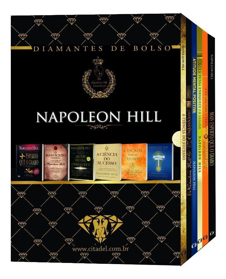 Kit - Napoleon Hill - Diamante De Bolso