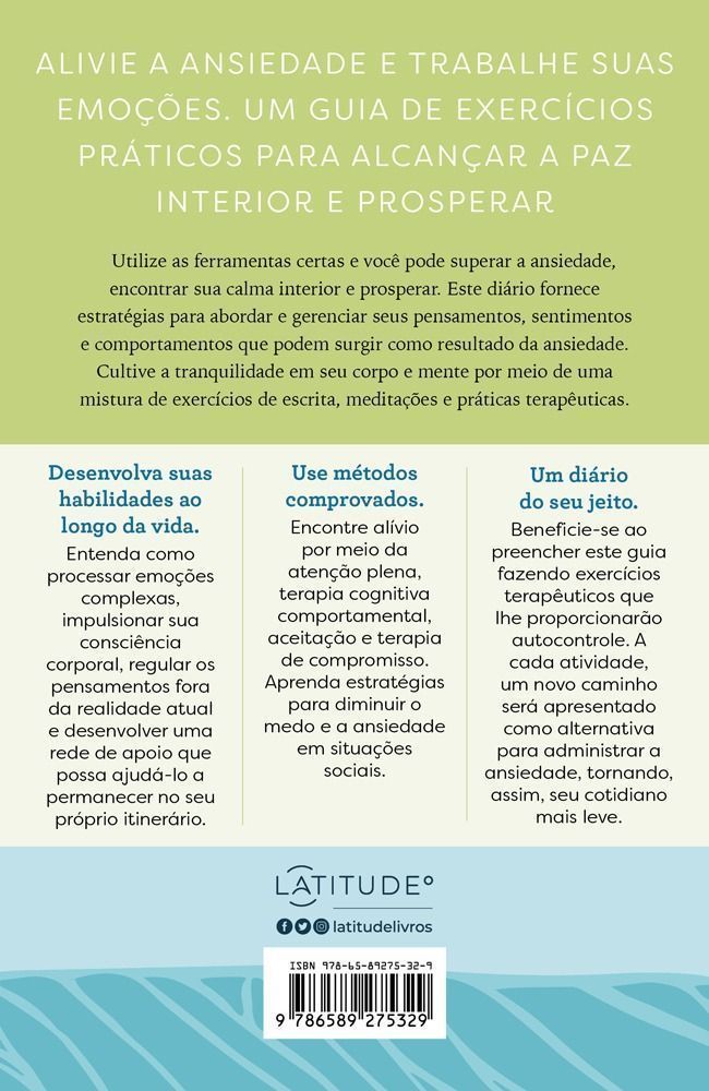 Calma. Workbook - Um Guia com Atividades Práticas para Aliviar a Ansiedade