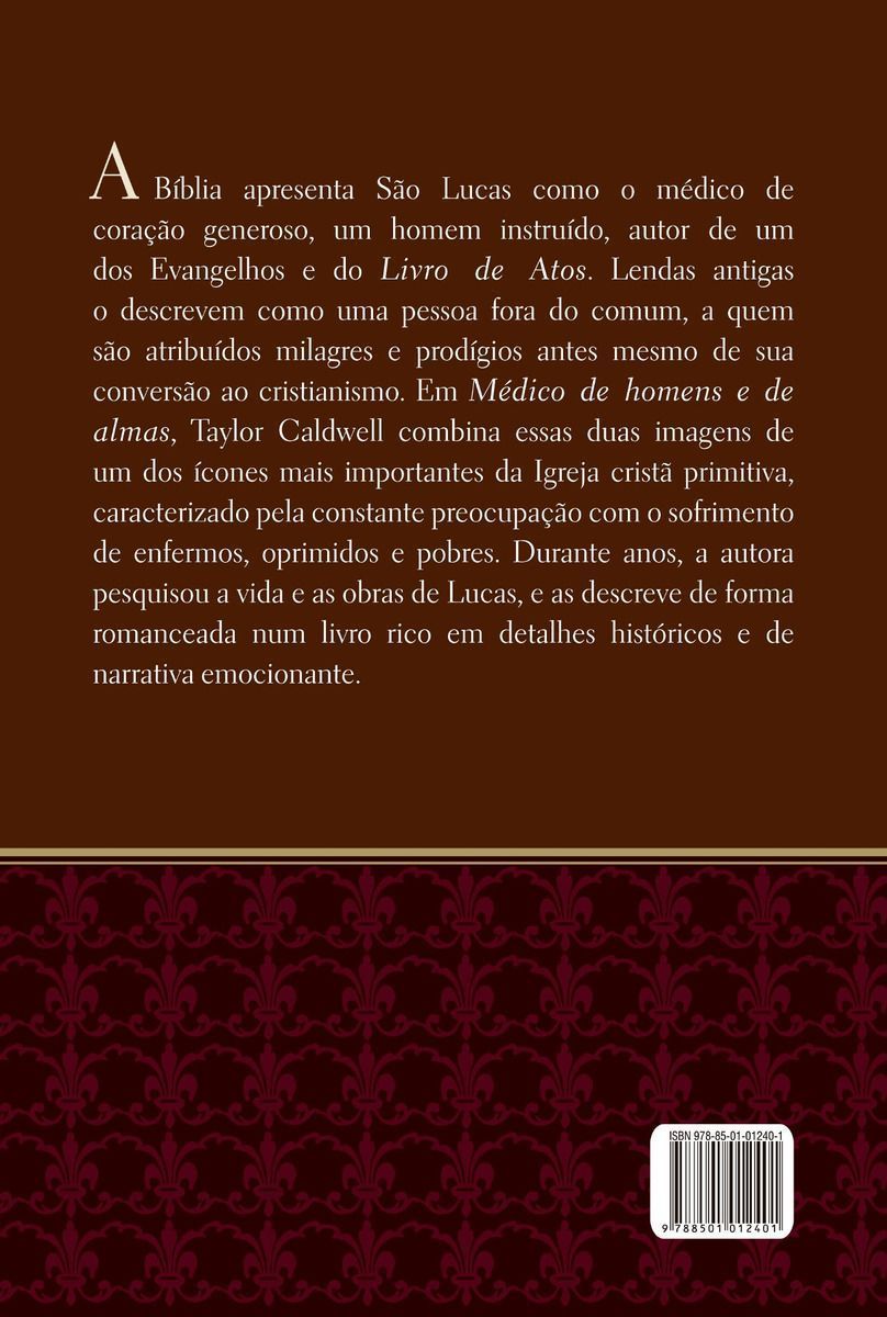 Médico De Homens e De Almas - a História De São Lucas