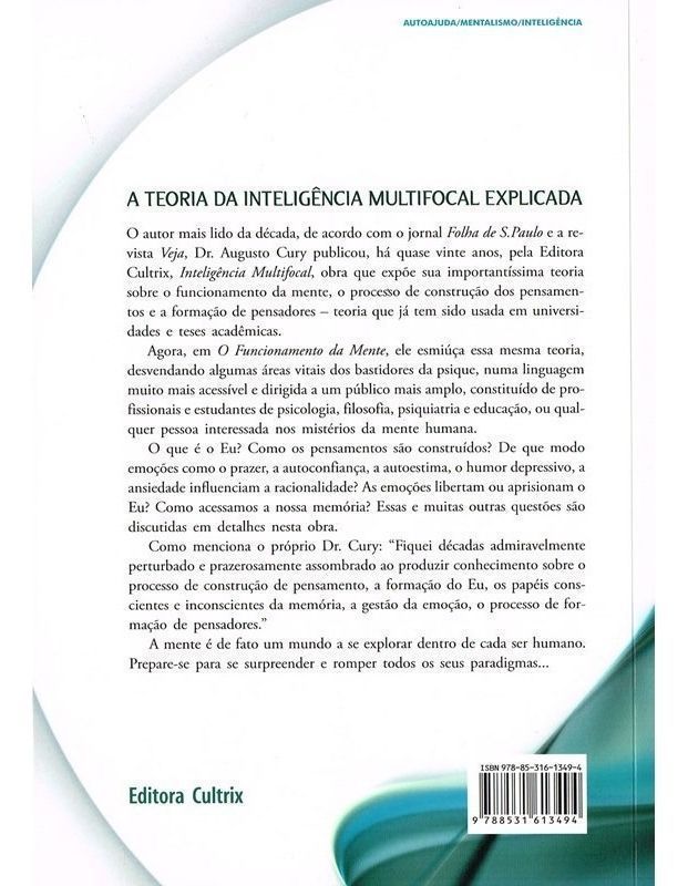 o Funcionamento Da Mente - Uma Jornada Para o Mais Incrível Dos Universos