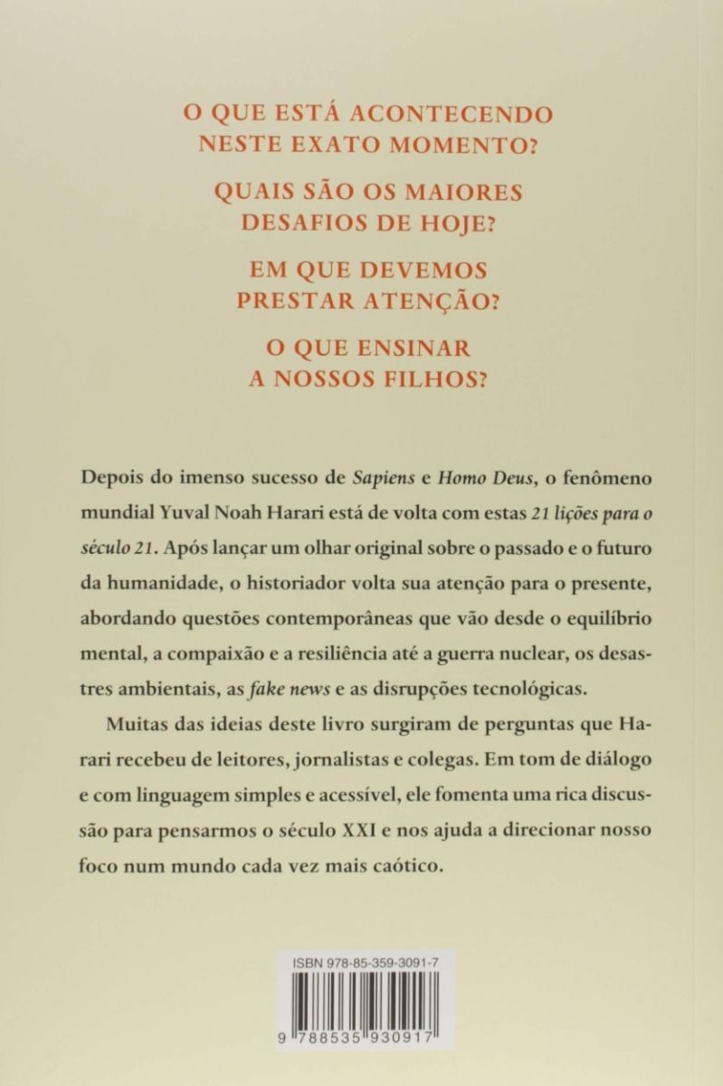 21 Lições Para o Século 21
