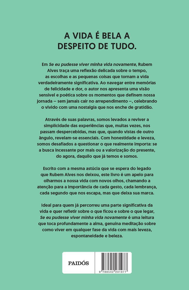 Se Eu Pudesse Viver Minha Vida Novamente