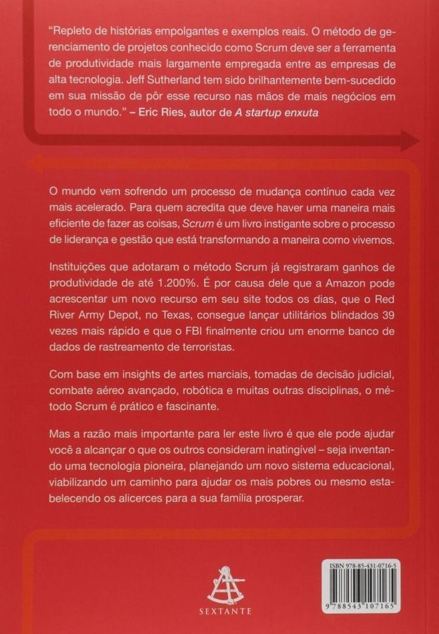 Scrum - Arte de Fazer  o Dobro do Trabalho na Metade Tempo
