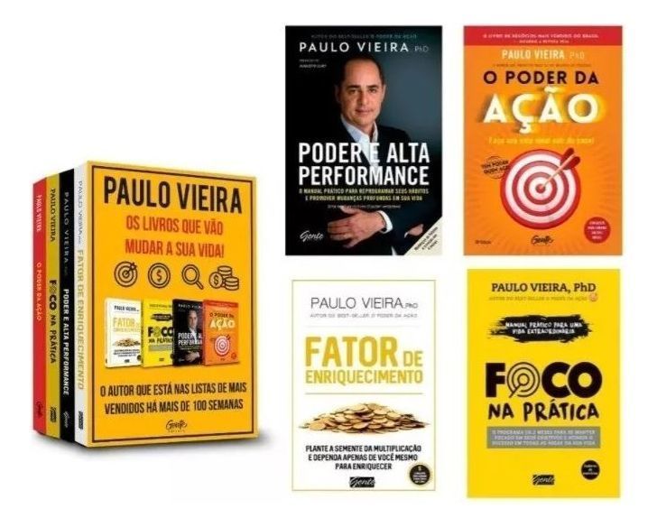 Box - Paulo Vieira - 4 Volumes