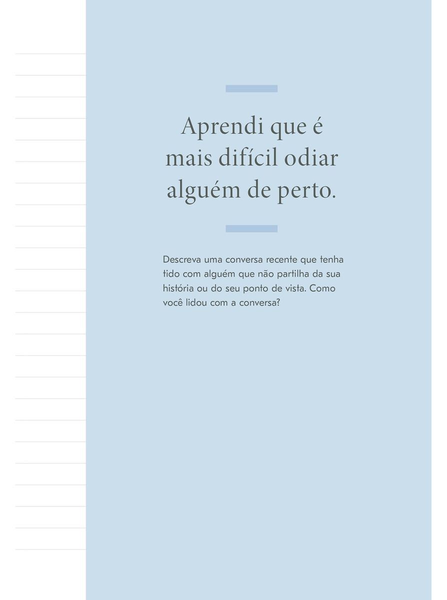 Minha História - Um Diário Para Encontrar a Sua Voz