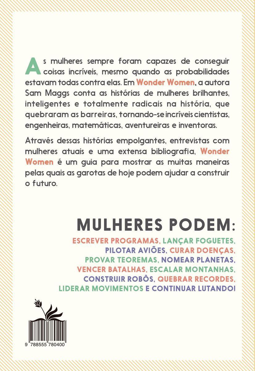 Wonder Women: 25 Mulheres Inovadoras, Inventoras e Pioneiras que Fizeram a Diferença