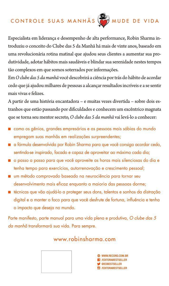 o Clube Das 5 Da Manha