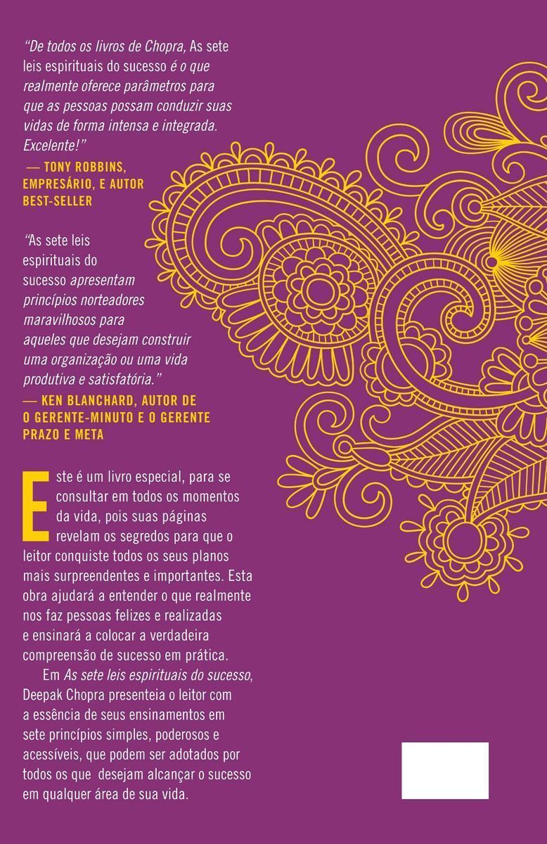 As Sete Leis Espirituais do Sucesso - Um guia prático para realização de seus sonhos