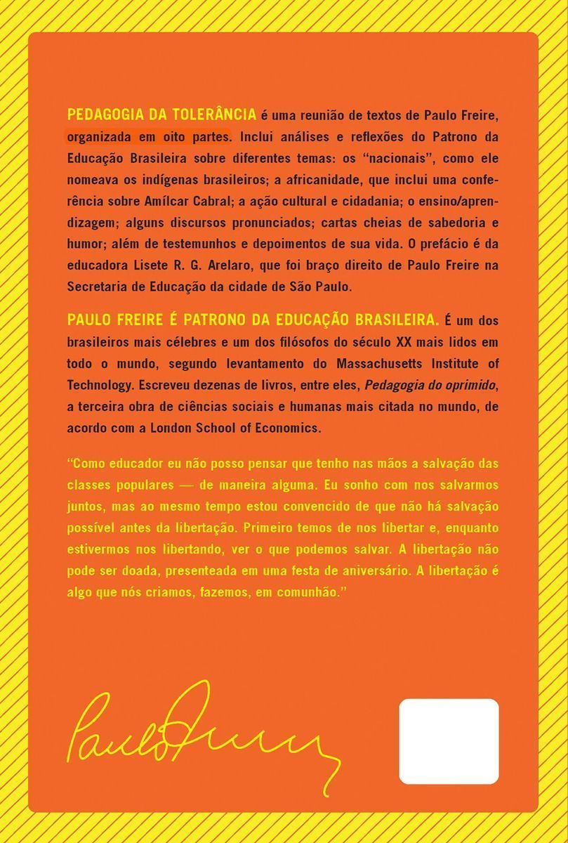 Pedagogia Da Tolerancia - (4371)