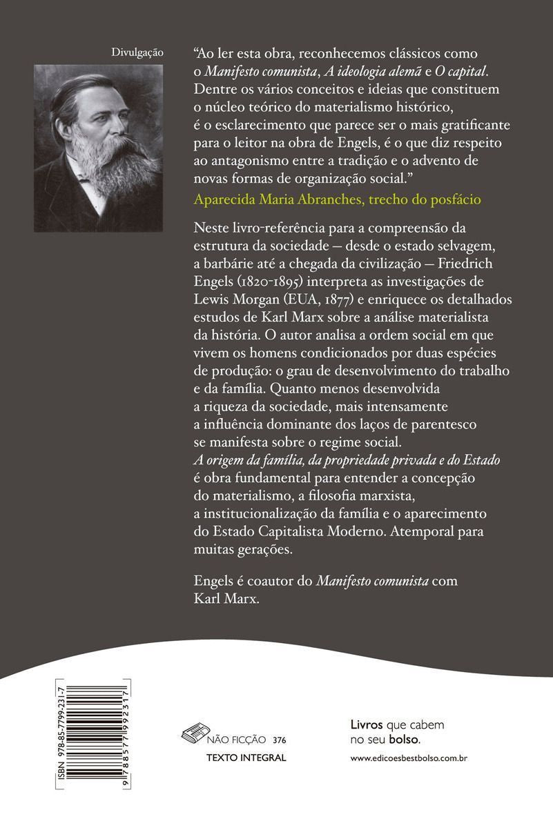 A origem da família, da propriedade privada e do Estado - (Edição bolso) - 04Ed/19