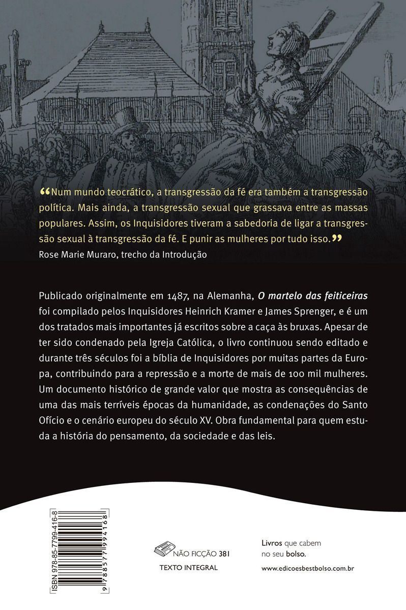 o Martelo Das Feiticeiras (Edição De Bolso)
