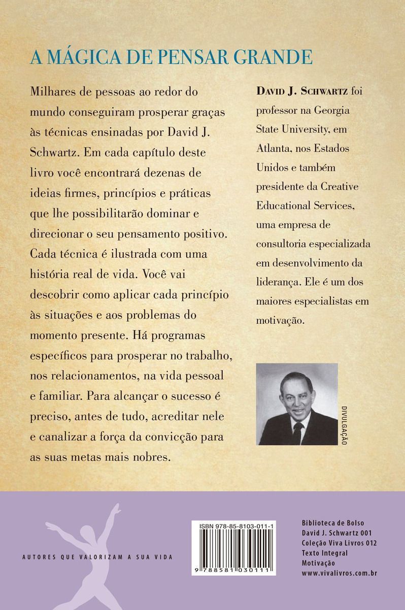 a Mágica De Pensar Grande (Edição De Bolso)