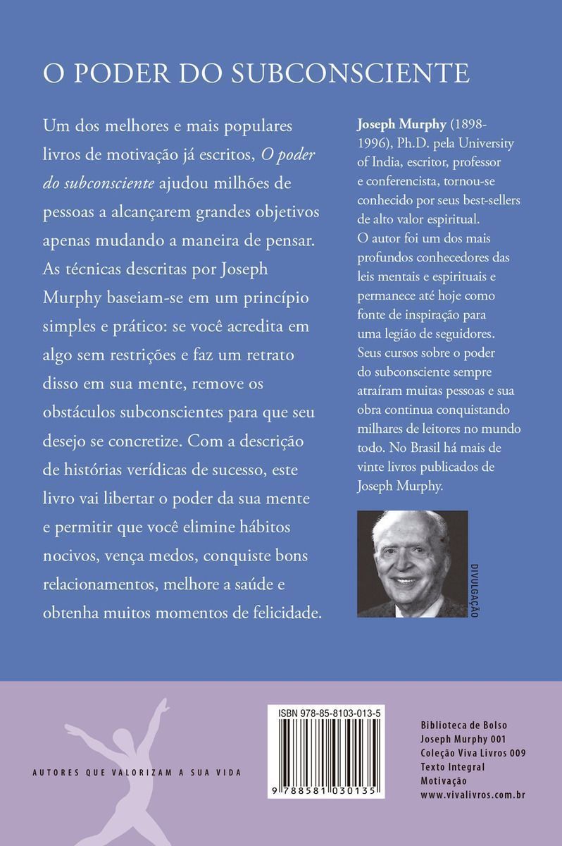 o Poder Do Subconsciente (Edição De Bolso)