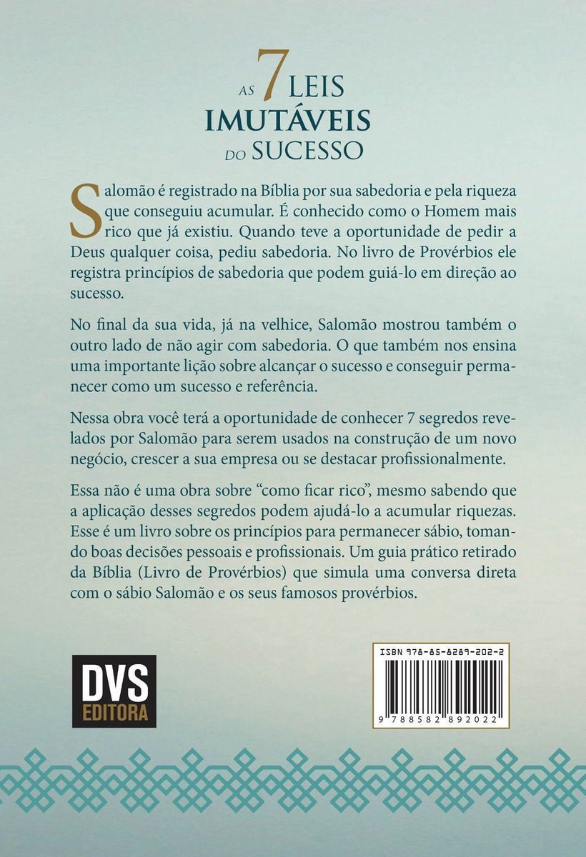 As 7 Leis Imutáveis do Sucesso