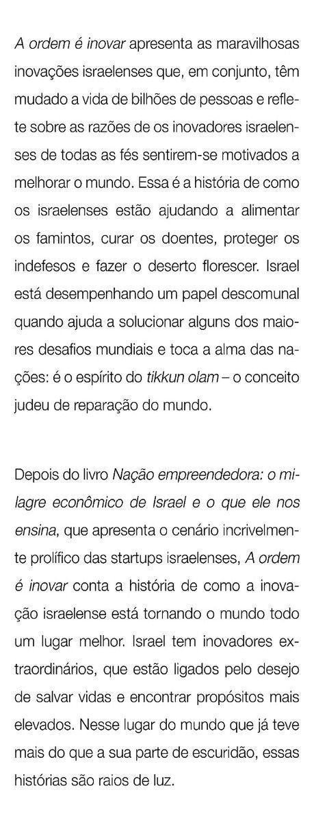 a Ordem é Inovar