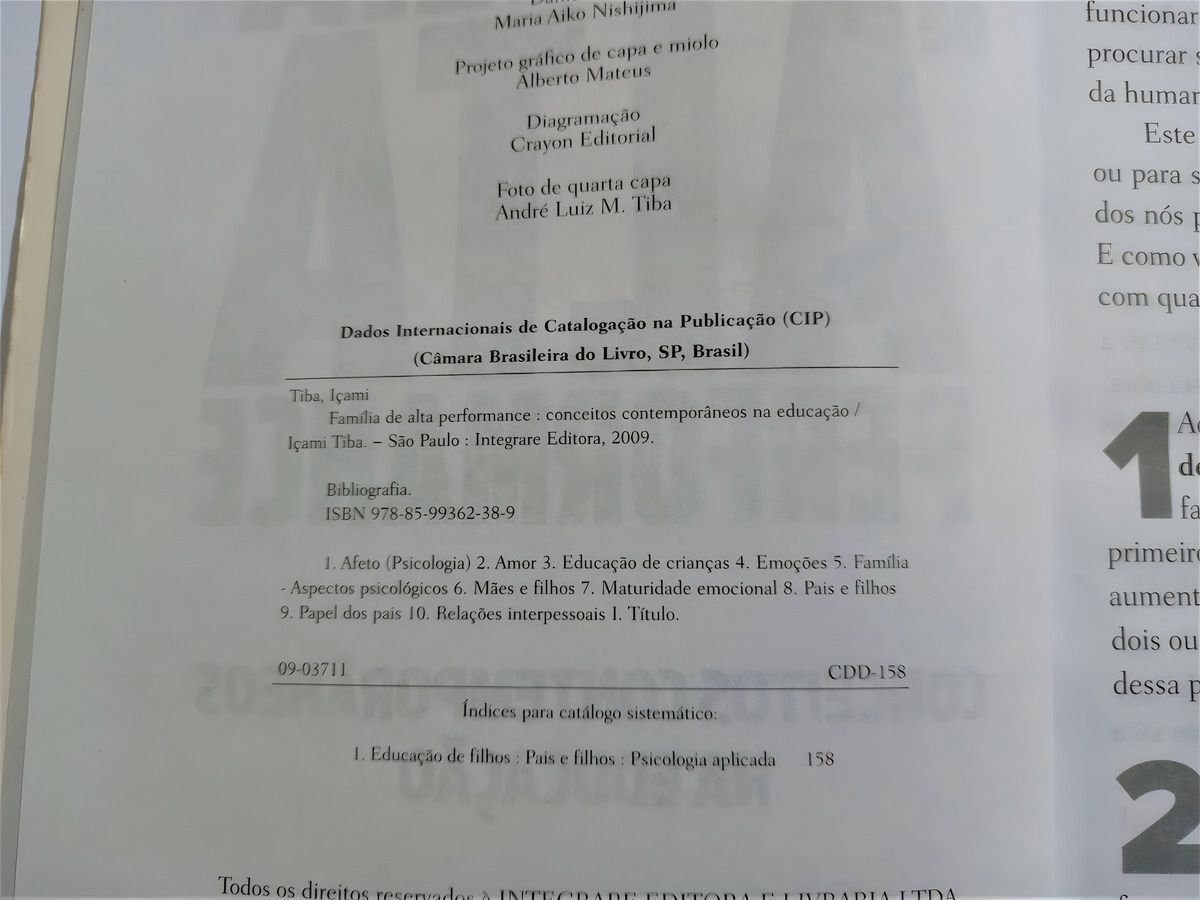 Família De Alta Performance - Conceitos Contemporâneos Na Educação